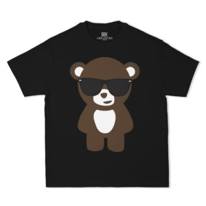 Large Printed Teddy Swagger Tee