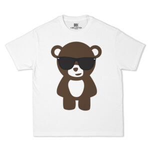 Large Printed Teddy Swagger Tee